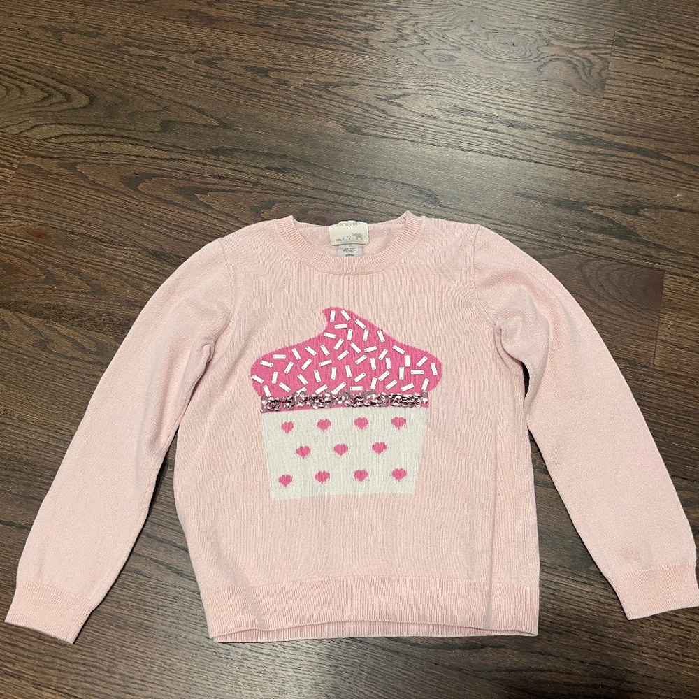 Crewcuts girls size 6/7 cupcake sweater